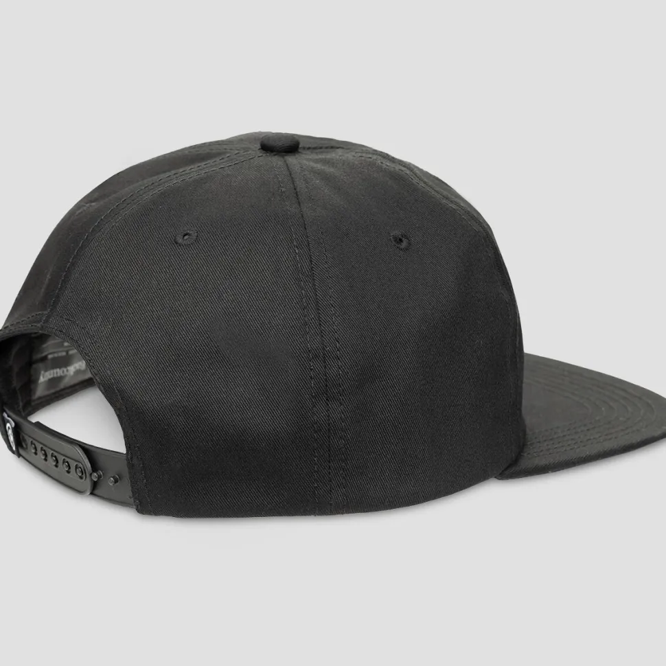 Patch Goat Flat Brim Hat