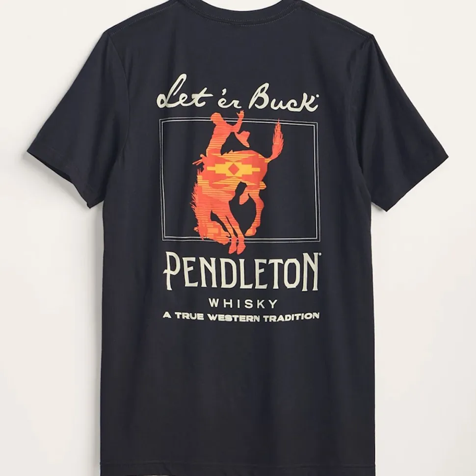 Pendleton Whisky Let'Er Buck Graphic T-Shirt - Men's