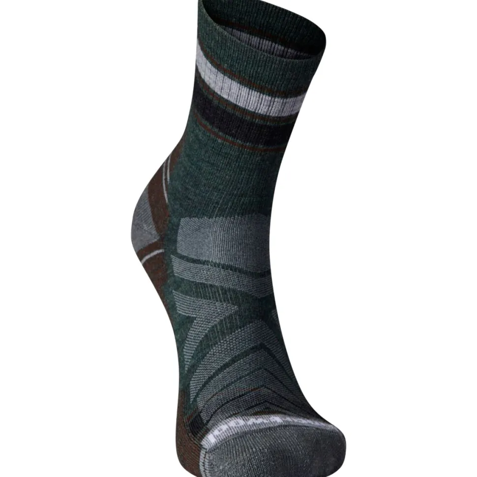 Performance Hike Light Cushion Striped Mid Crew Sock