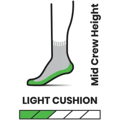 Performance Hike Lt Cushion Ethno Graphic Mid Crew - Women's