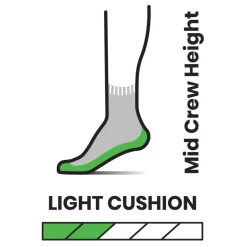 Performance Hike Lt Cushion Ethno Graphic Mid Crew - Women's