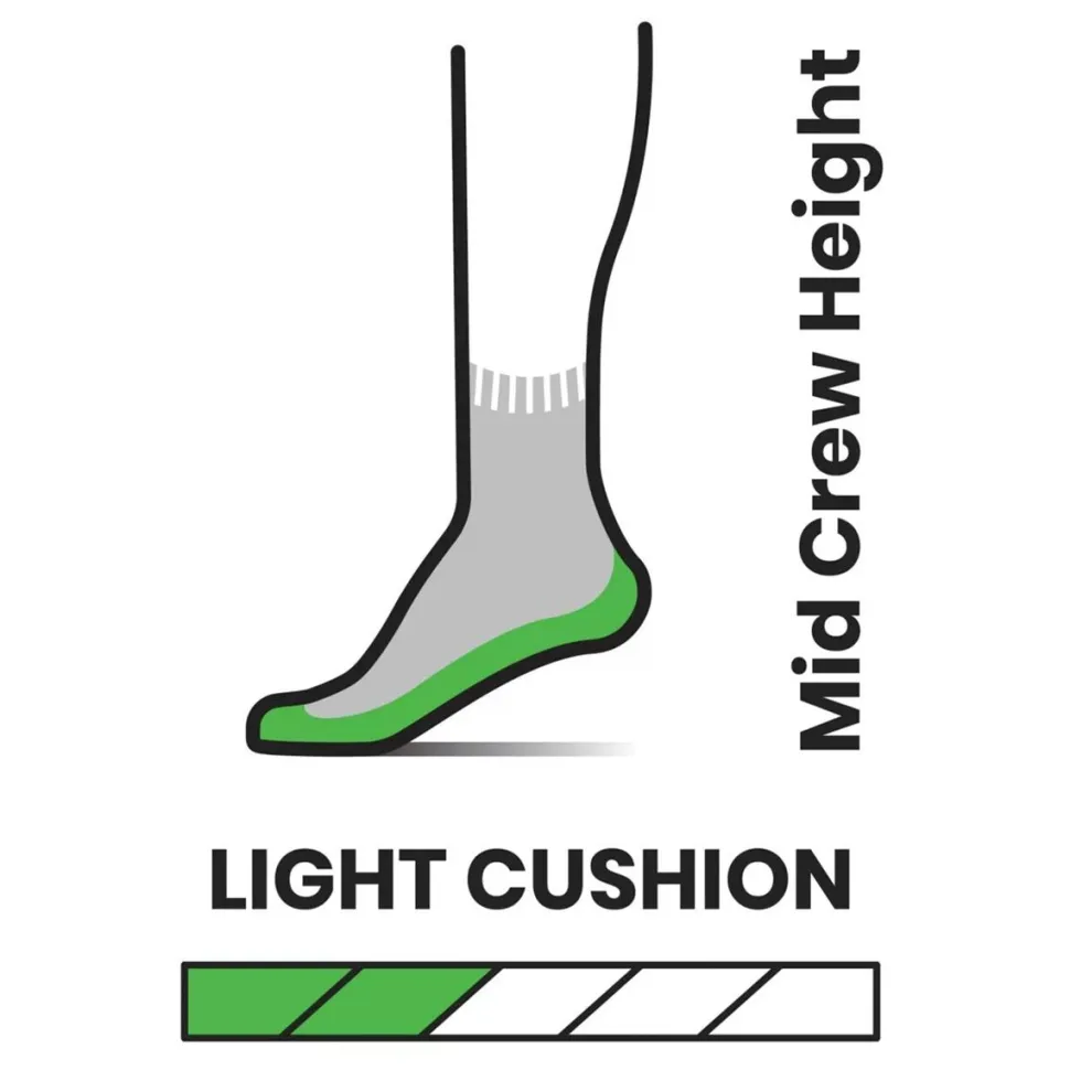 Performance Hike Lt Cushion Ethno Graphic Mid Crew - Women's