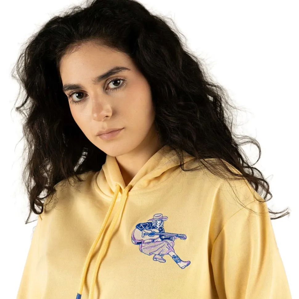 Play A Song Crop Hoodie - Women's
