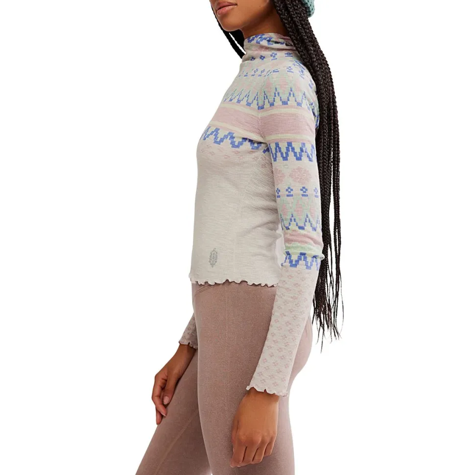 Printed Breathe Easy Long Top - Women's