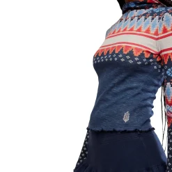 Printed Breathe Easy Long Top - Women's
