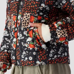 Printed Quilted Puffer - Women's