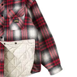Quilted Plaid Overshirt - Men's