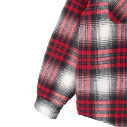 Quilted Plaid Overshirt - Men's