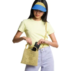Raffia Flower Mini Bag