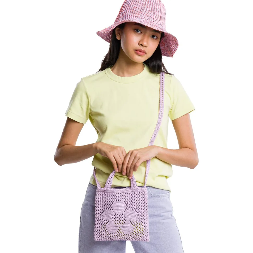 Raffia Flower Mini Bag