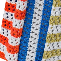Raffia Stripe Mini Bag