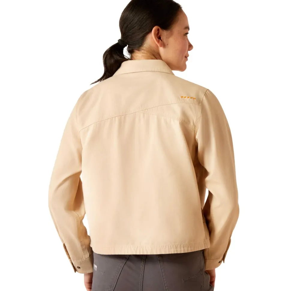 Rebar Cropped Woven Shirt Jacket - Women's