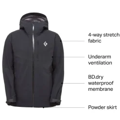 Recon Stretch Ski Shell - Men's