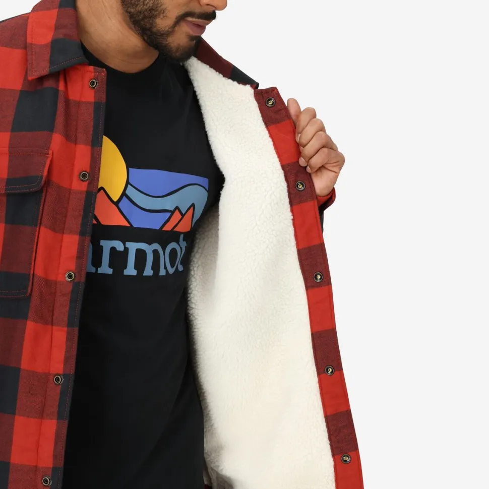 Ridgefield Sherpa Flannel Shirt Jacket - Men's