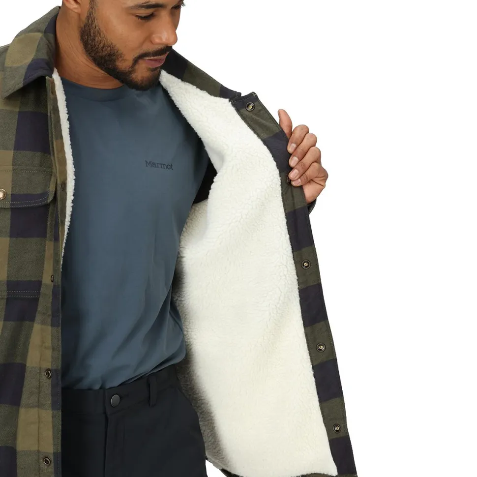 Ridgefield Sherpa Flannel Shirt Jacket - Men's