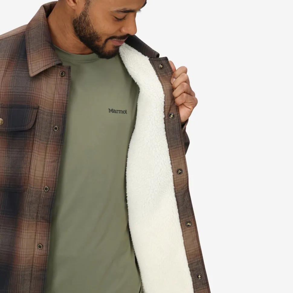 Ridgefield Sherpa Flannel Shirt Jacket - Men's
