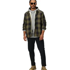 Ridgefield Sherpa Flannel Shirt Jacket - Men's