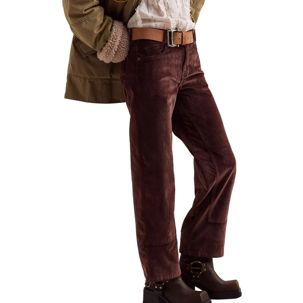 Risk Taker Cord Straight Pant - Women's