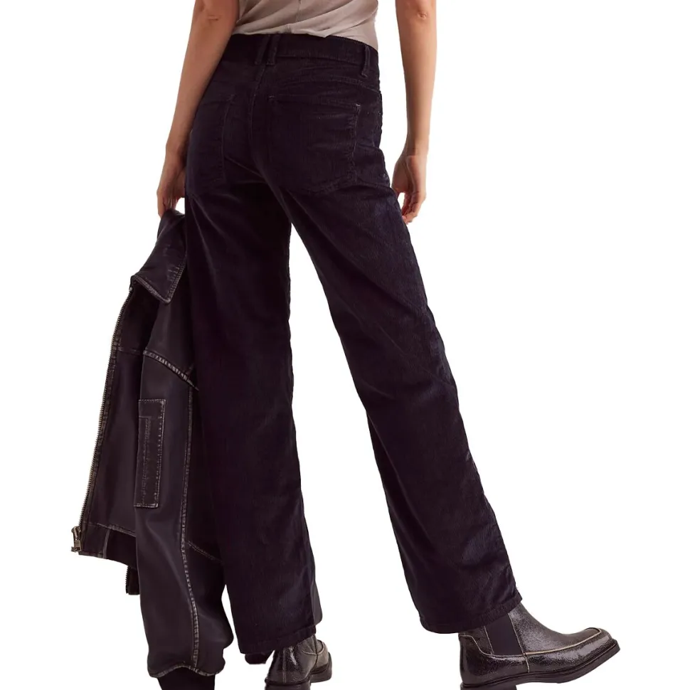 Risk Taker Cord Straight Pant - Women's