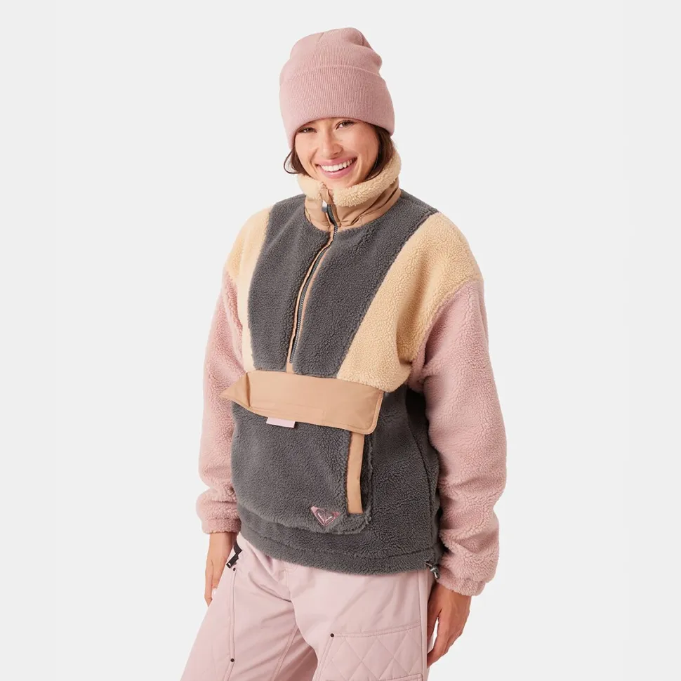 Rita 1/2-Zip Sherpa Anorak - Women's