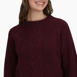 Rockcraft Cable Crew Sweater - Women's