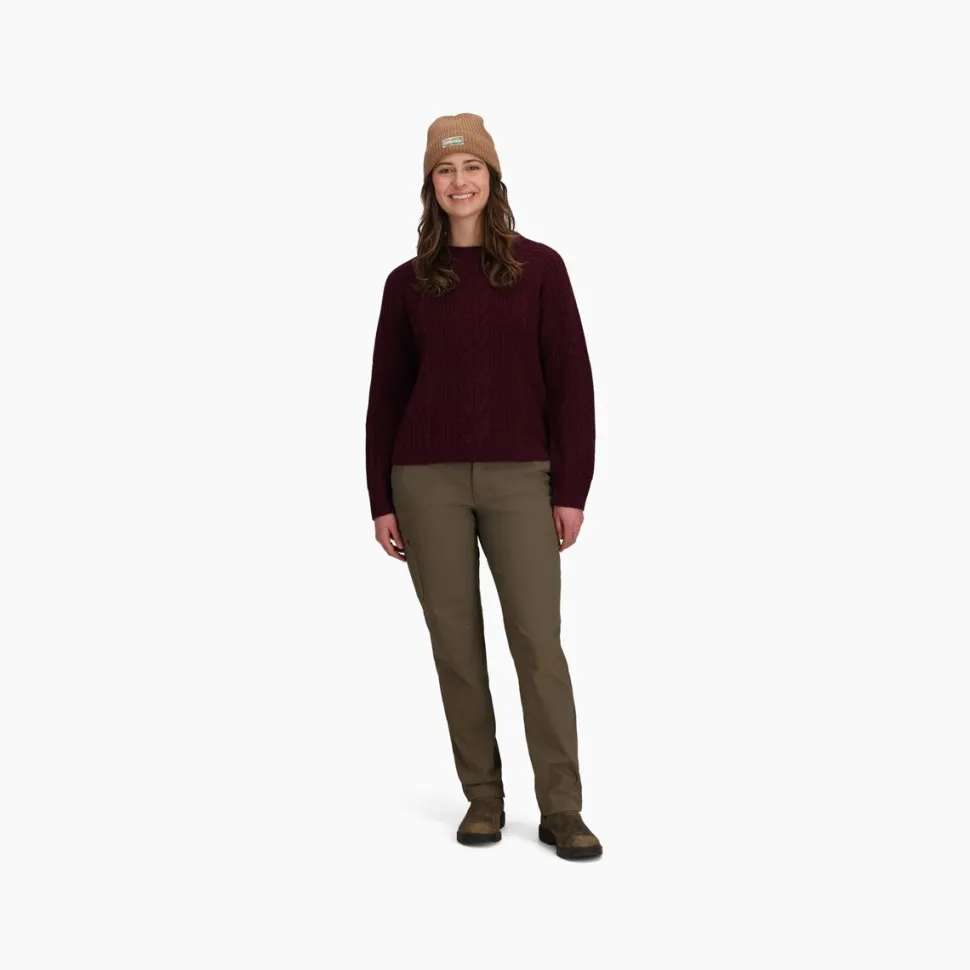 Rockcraft Cable Crew Sweater - Women's