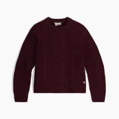 Rockcraft Cable Crew Sweater - Women's