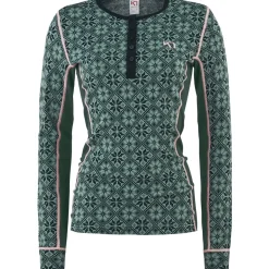 Rose Long-Sleeve Crew Top - Women's