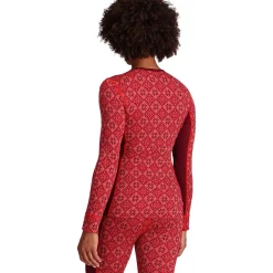 Rose Long-Sleeve Crew Top - Women's