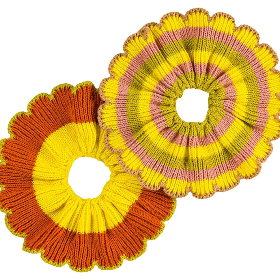 Ruffle Scrunchie Set