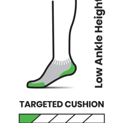 Run Targeted Cushion Low Ankle Sock