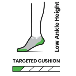 Run Targeted Cushion Low Ankle Sock - Women's