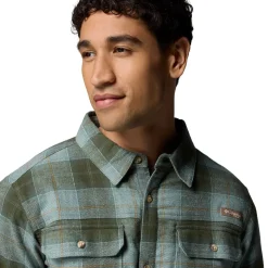 Saddle Point Warm Lined Flannel Shirt - Men's