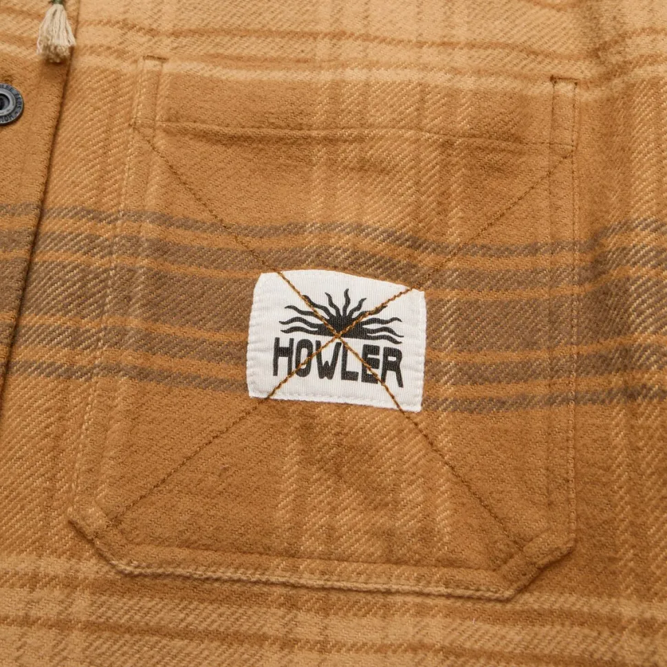 Salvo Hooded Blanket Flannel Shirt - Men's