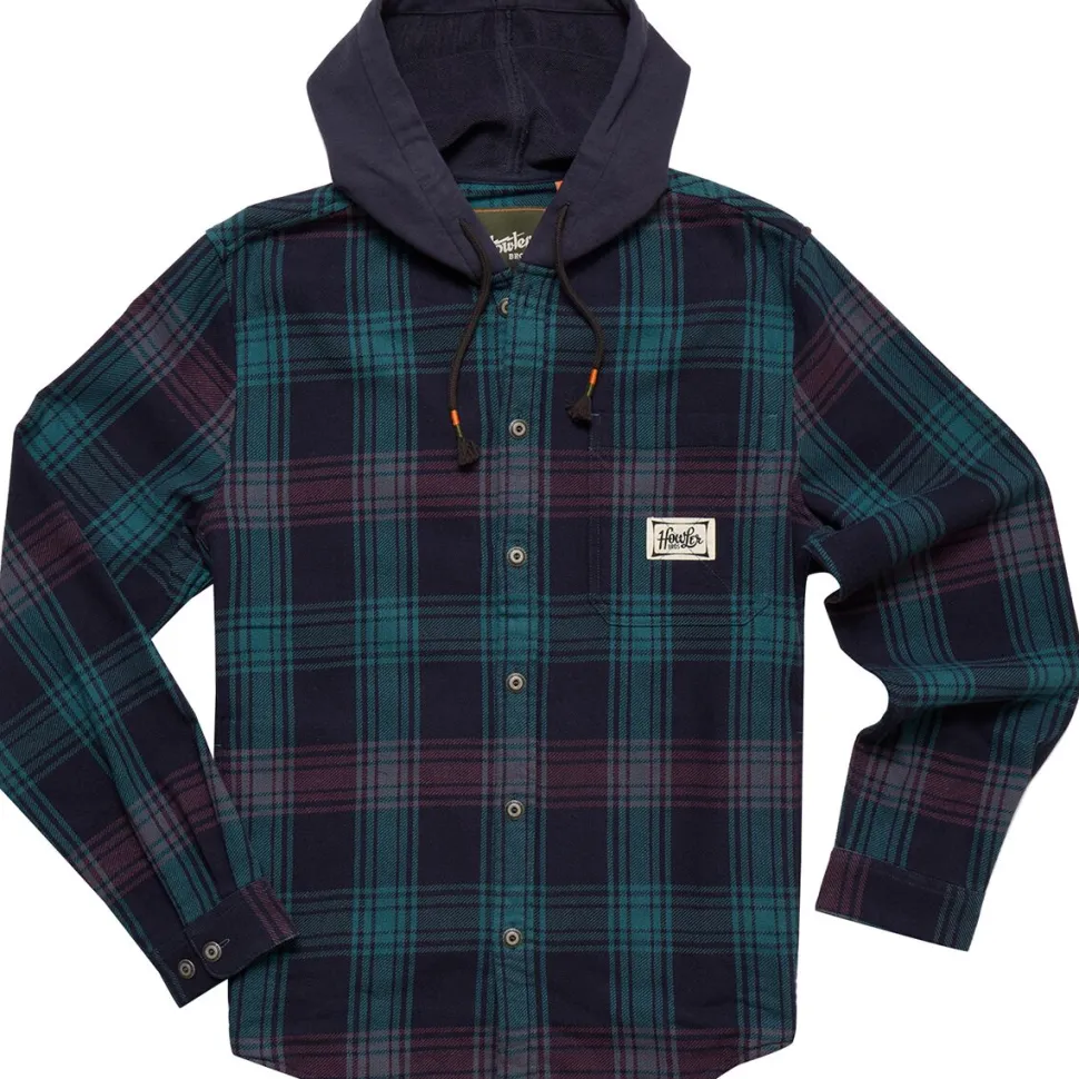 Salvo Hooded Blanket Flannel Shirt - Men's