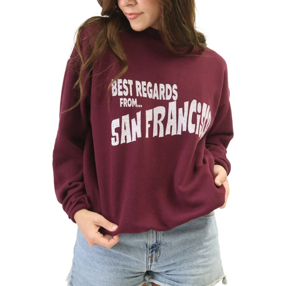 San Francisco Postcard Sweatshirt - Women's