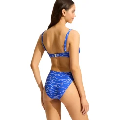 Set Sail High Leg Ruched Side Bikini Bottom - Women's