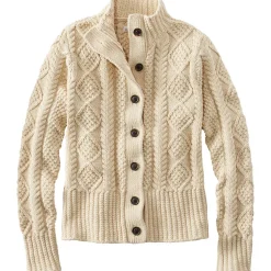 Signature Cotton Fisherman Button Cardigan - Women's