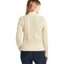 Signature Cotton Fisherman Button Cardigan - Women's