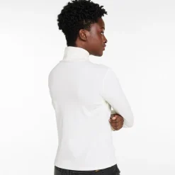 Signature Lightweight Cotton Turtleneck - Women's