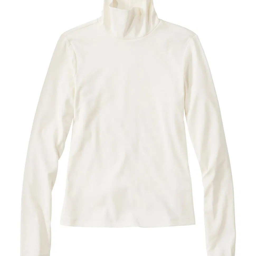 Signature Lightweight Cotton Turtleneck - Women's