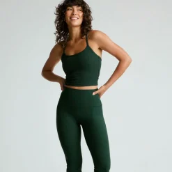 Spacedye Slim Racerback Cropped Tank Top - Women's