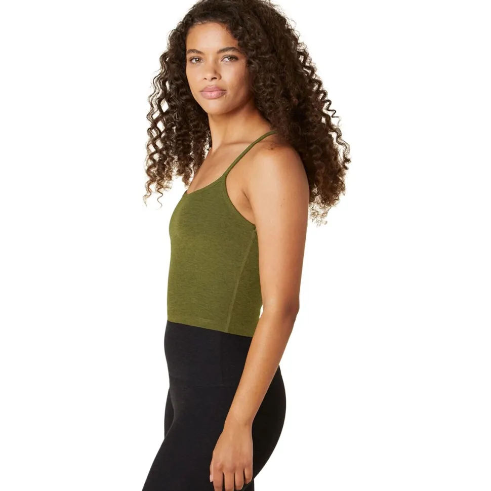 Spacedye Slim Racerback Cropped Tank Top - Women's