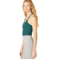Spacedye Slim Racerback Cropped Tank Top - Women's