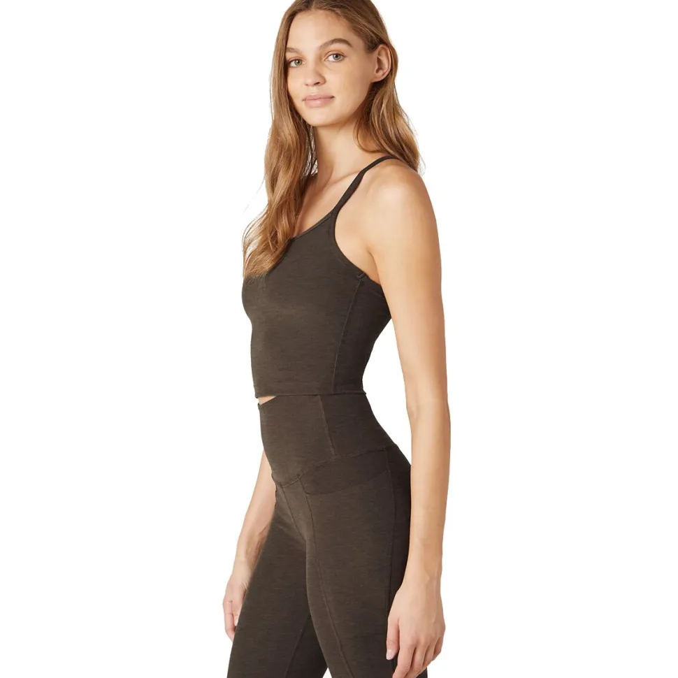 Spacedye Slim Racerback Cropped Tank Top - Women's