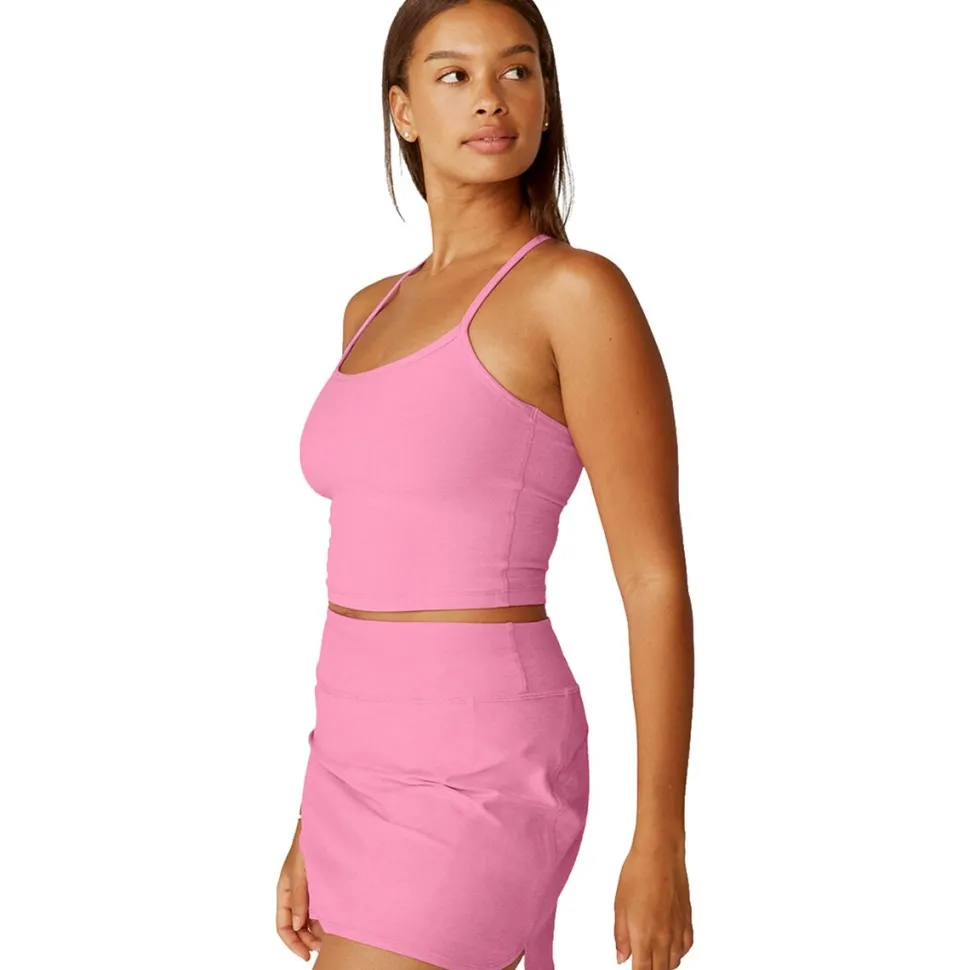 Spacedye Slim Racerback Cropped Tank Top - Women's