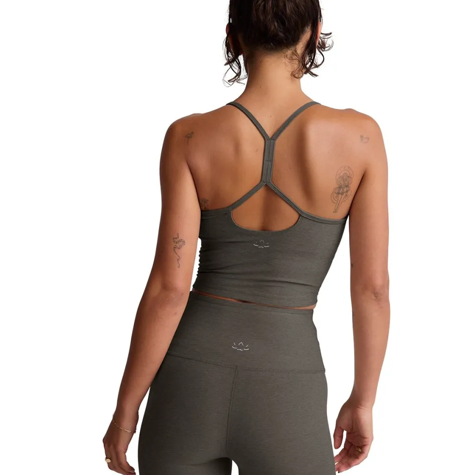 Spacedye Slim Racerback Cropped Tank Top - Women's
