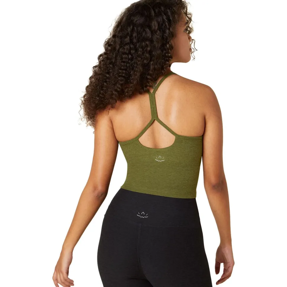 Spacedye Slim Racerback Cropped Tank Top - Women's