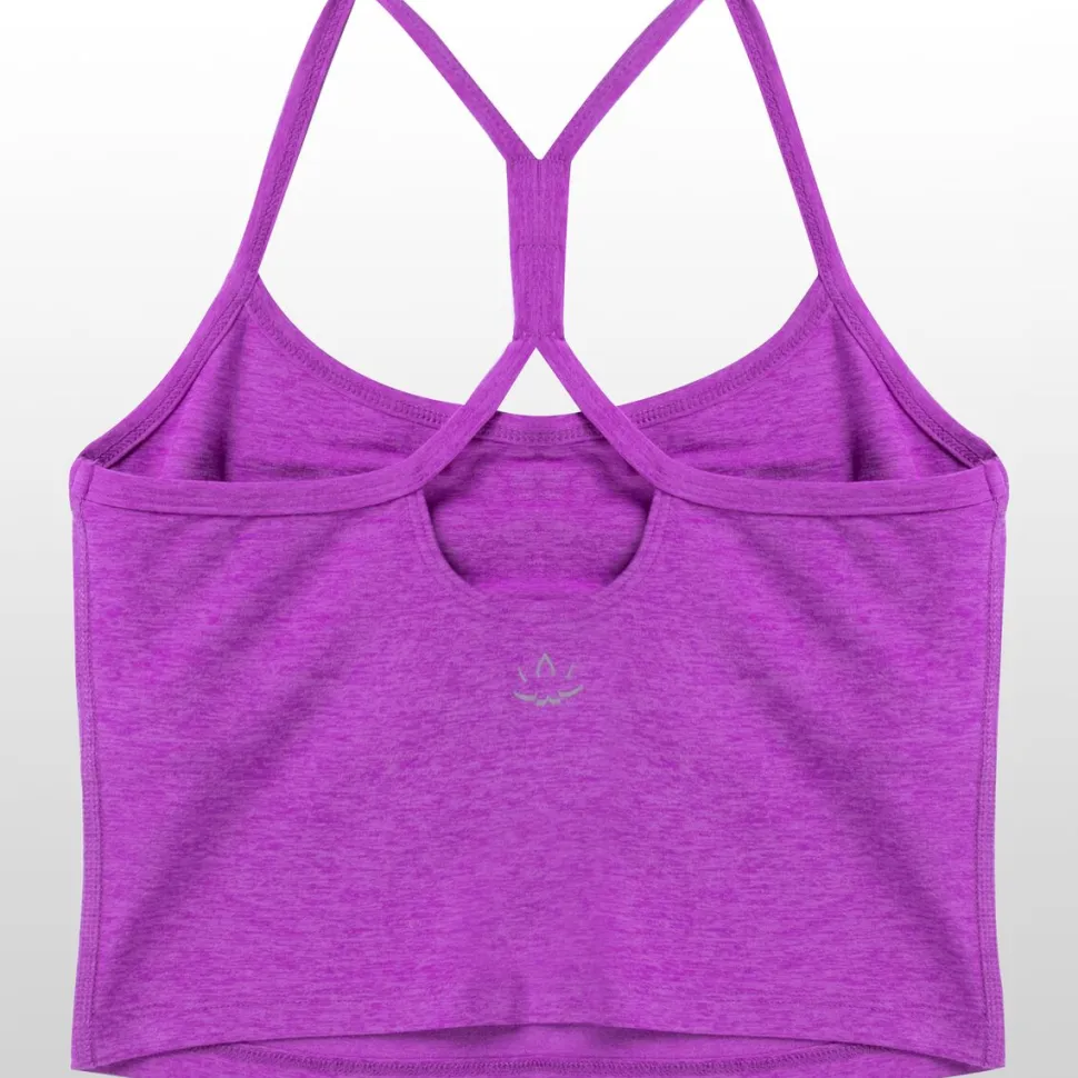 Spacedye Slim Racerback Cropped Tank Top - Women's