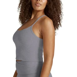 Spacedye Slim Racerback Cropped Tank Top - Women's